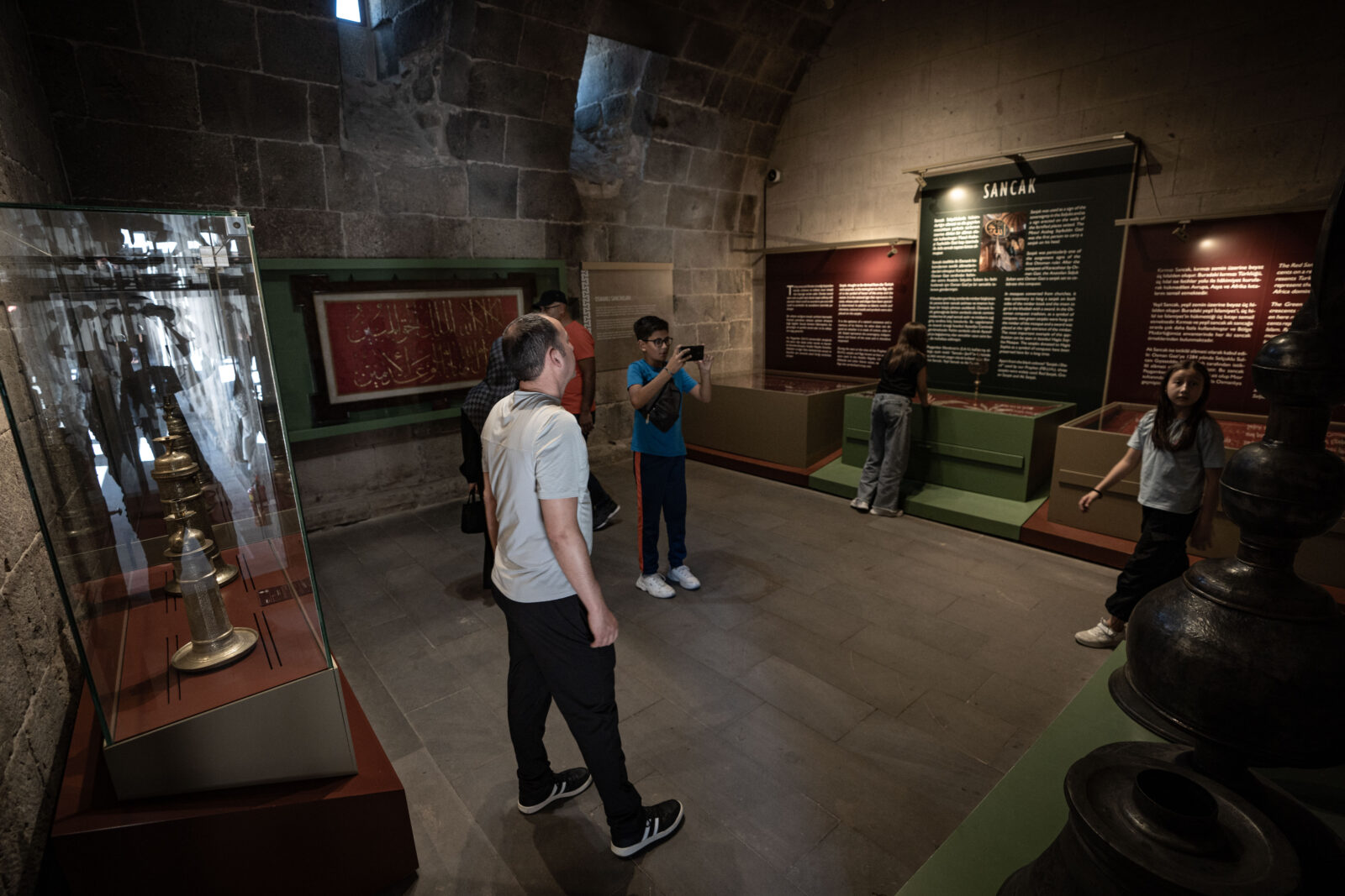 Erzurum's historical gem Twin Minaret Madrassa experiences high visitor traffic