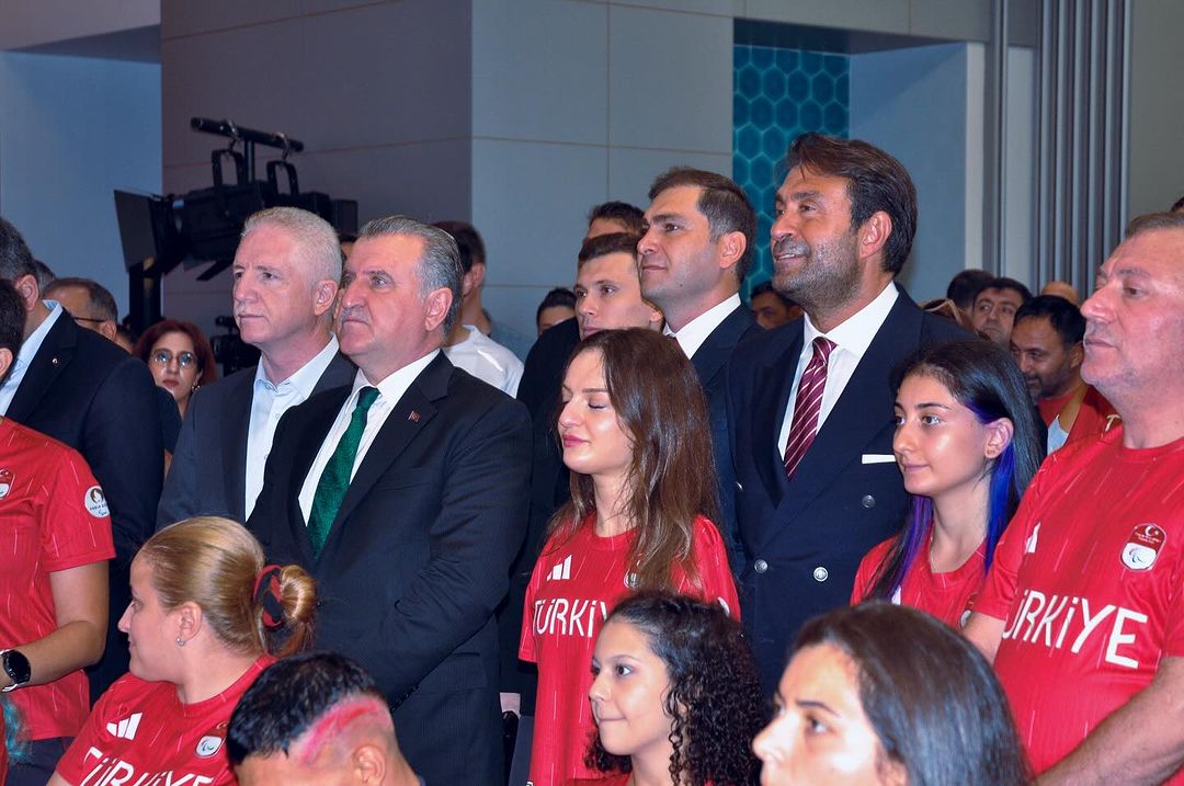 Turkish Paralympic team heads to Paris 2024 with a record-breaking 93 athletes, including 48 women and 45 men, Istanbul, Türkiye, August 25, 2024. (AA Photo)