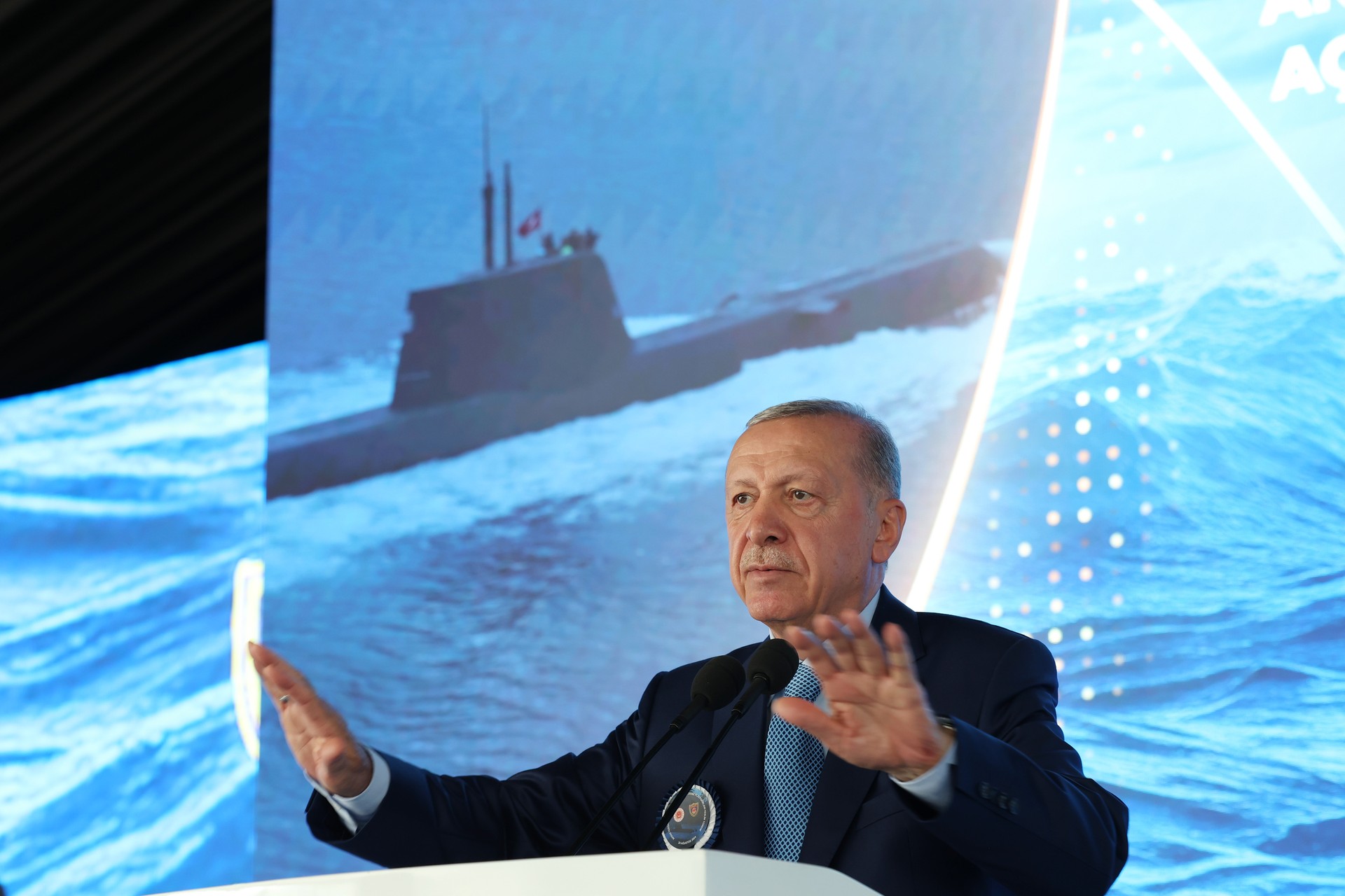 President Erdogan attends Aksaz shipyard opening, naval platforms ceremony