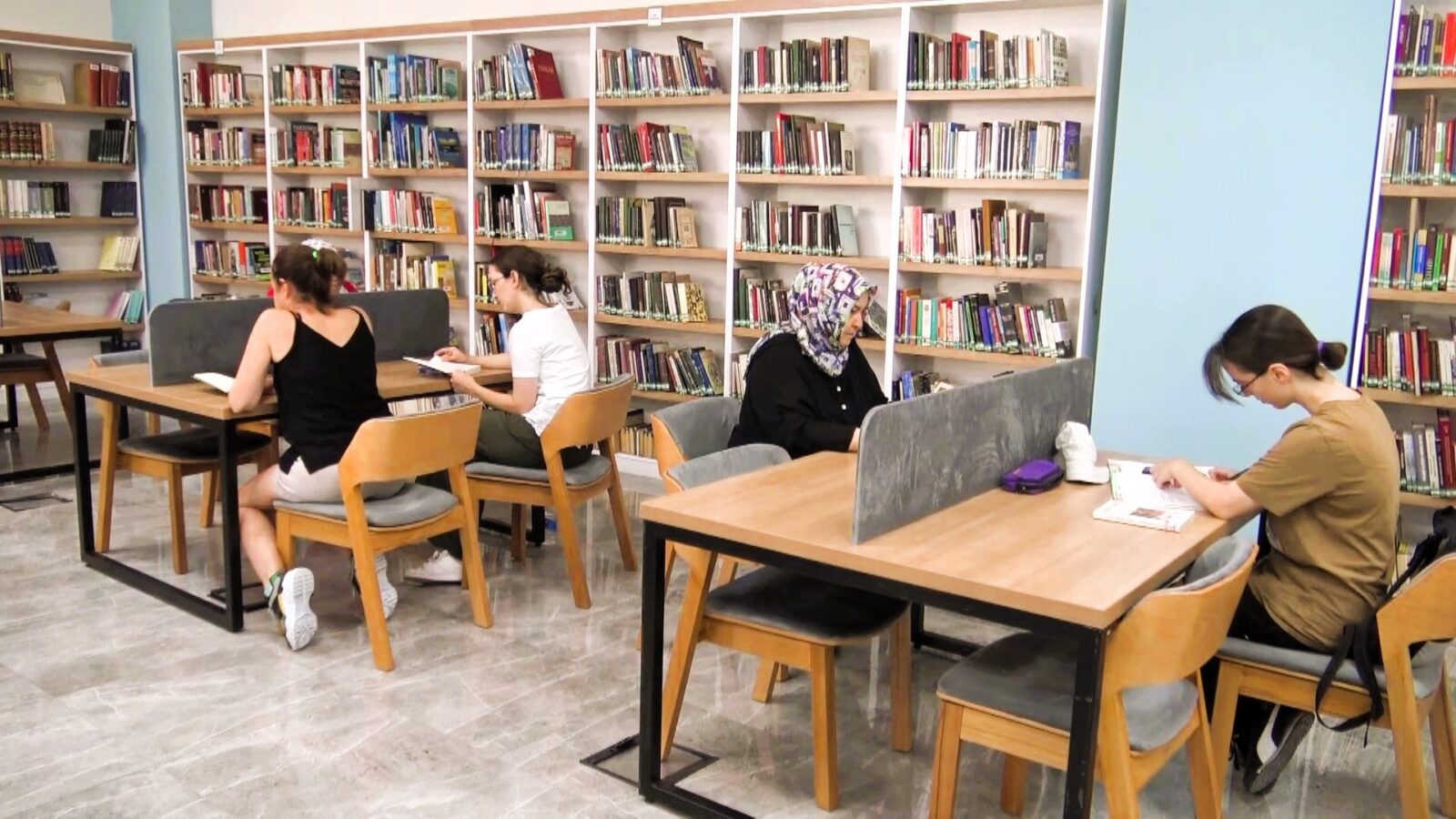 Libraries in Türkiye welcome people of all ages, including babies
