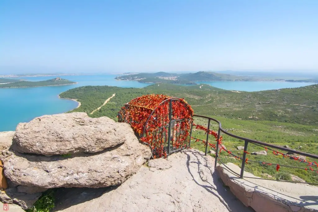 Experience breathtaking sunsets and unique rock formations at Devil's Table in Ayvalik, August, 2024. (Photo Seyahat Dergisi)
