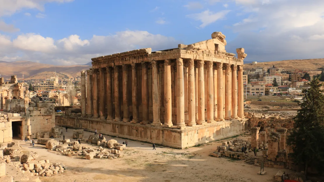 The Temple of Bacchus is inscribed as a UNESCO World Heritage site. (Photo by Muhammed Ali Akman via Anadolu Agency)