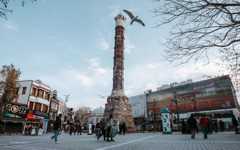 Explore Cemberlitas, where the Column of Constantine stands as a testament to Istanbul’s rich historical tapestry. August, 2024. (Photo imdatakgun.com)