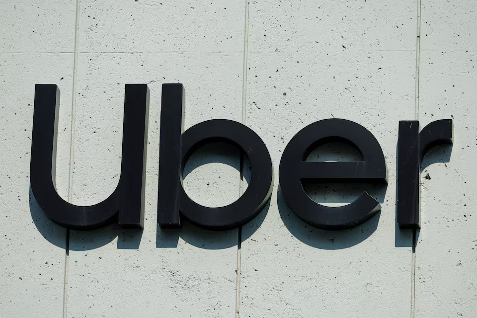 The Uber logo seen on a wall, accessed on May 6, 2025. (Adobe Stock Photo)
