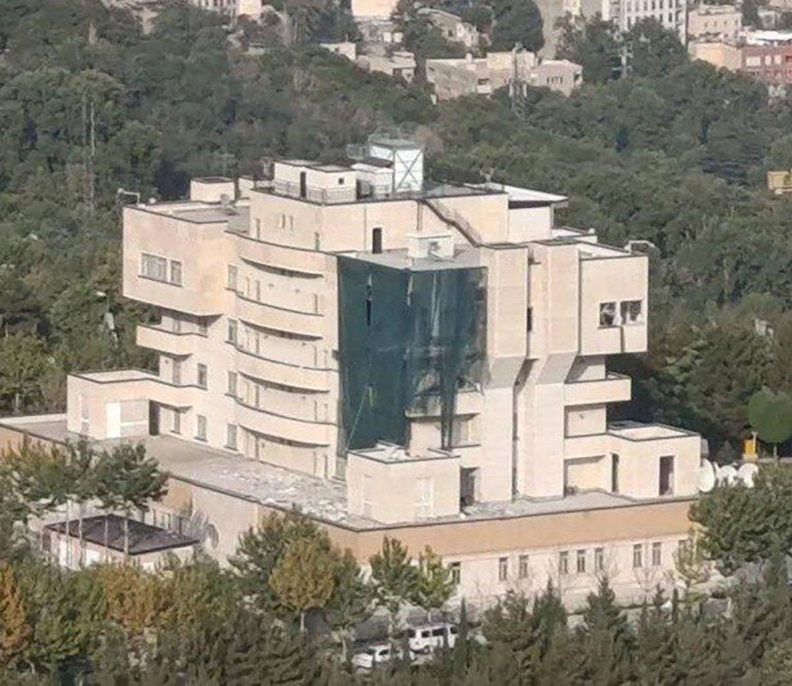 Aftermath of the building where Haniyeh was assassinated in Tehran, Iran. (via X)