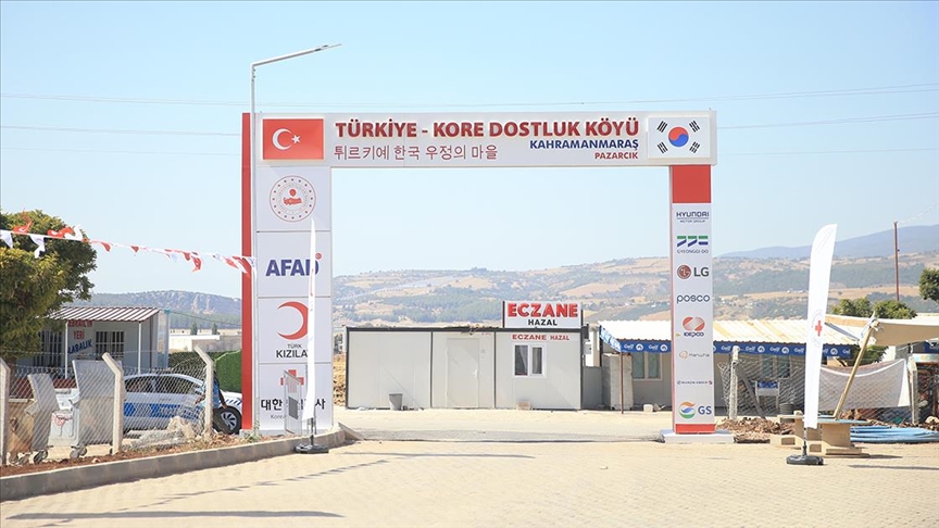 Türkiye-Korea Friendship Village in Pazarcik, Kahramanmaras, Türkiye. (AA Photo)