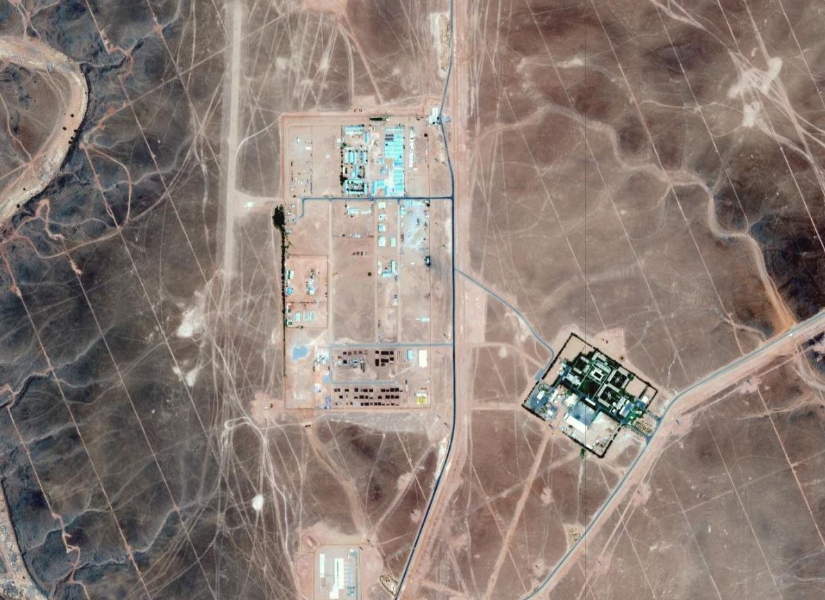 The El Feel oil field in southwestern Libya. (via Google Maps)