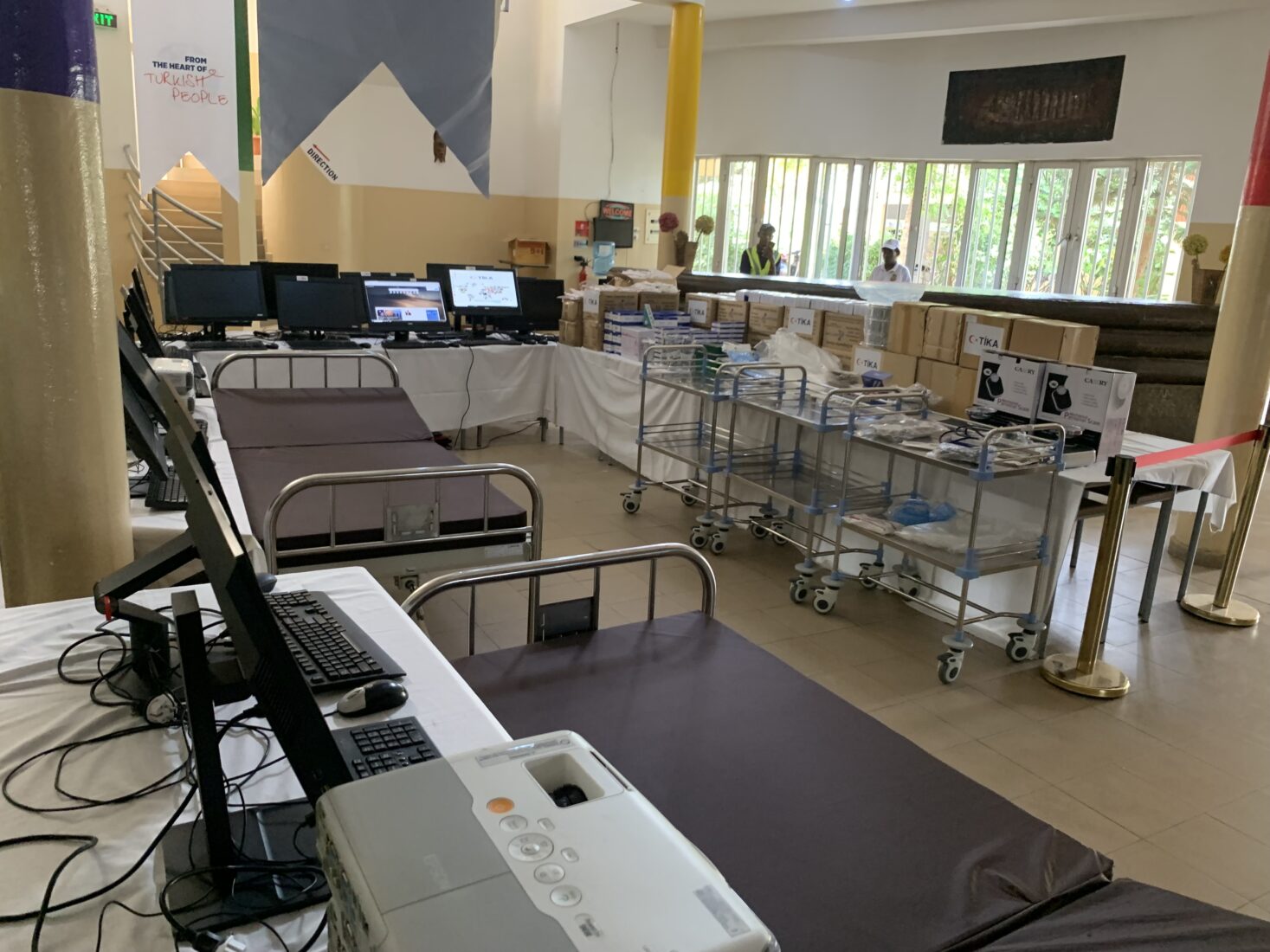 Turkish Cooperation and Coordination Agency (TIKA) has provided equipment and medical supplies to enhance the practical training capacity of the Health Vocational School (EMPS) under the Dakar Municipality in Senegal, September 9, 2024 (AA Photo)