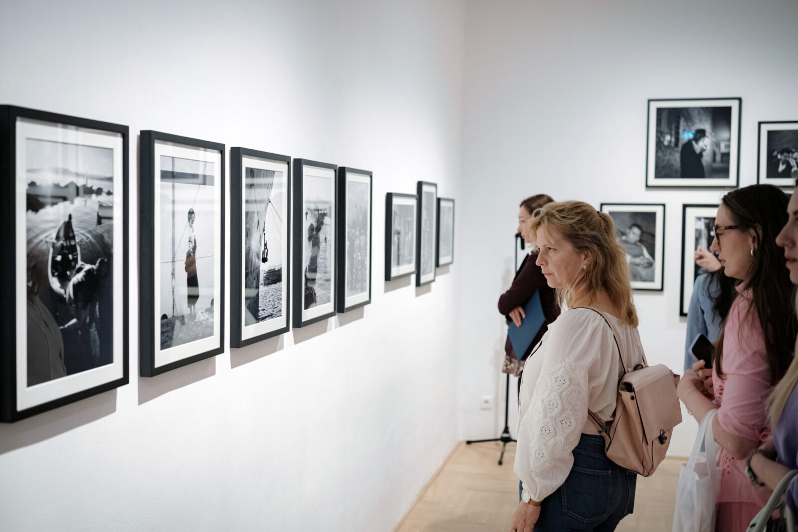 Within the scope of the 2024 Turkish-Hungarian Year of Culture, “Ara Guler: Life Through the Lens” photography exhibition opened in Budapest, the capital of Hungary, September 12, 2024 (AA Photo)