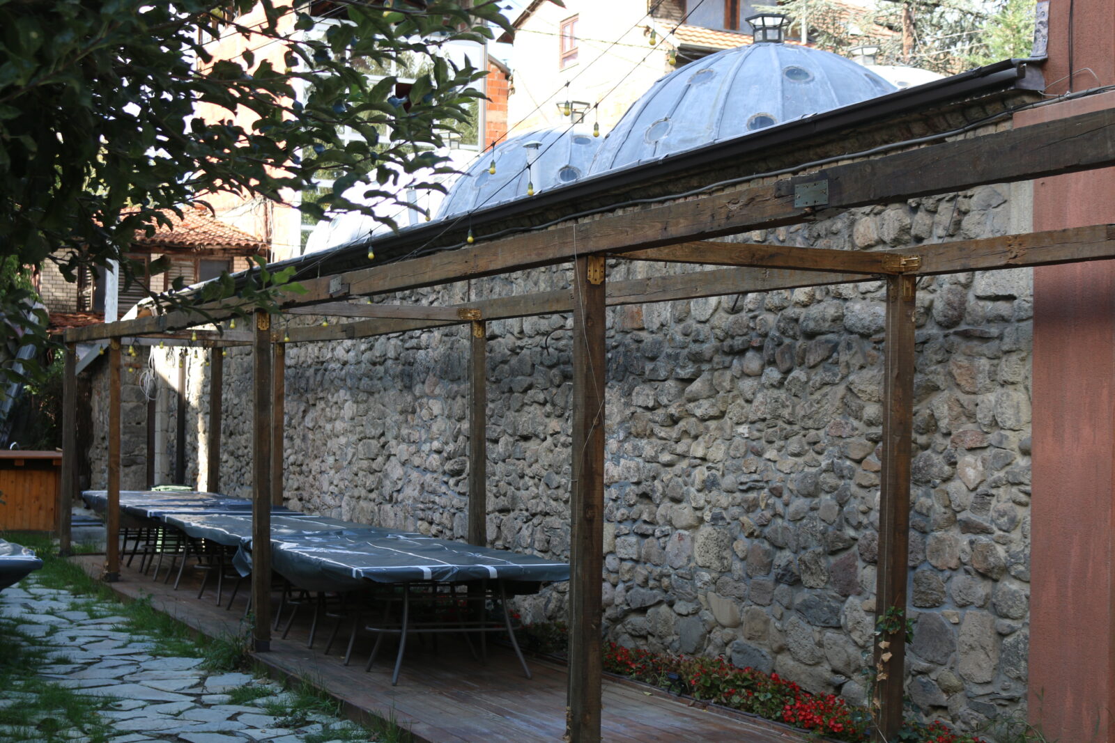 The owners of the Ottoman-era historic bath located in the northern city of Mitrovica, Kosovo, have reportedly put it up for sale on September 30, 2024. (AA Photo)