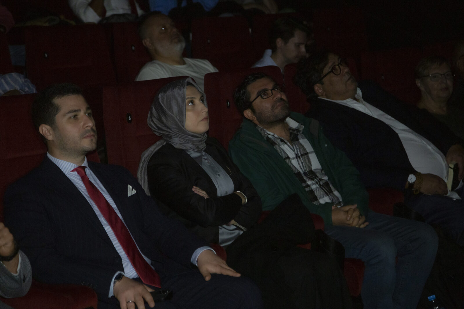 The international screening of the documentary “Holy Redemption” prepared by TRT World Research Team under difficult conditions was held at the 7th International Al Jazeera Balkans Documentary Film Festival (AJB DOC) organized by Al Jazeera Balkans in Sarajevo, the capital of Bosnia and Herzegovina, September 15, 2024 (AA Photo)