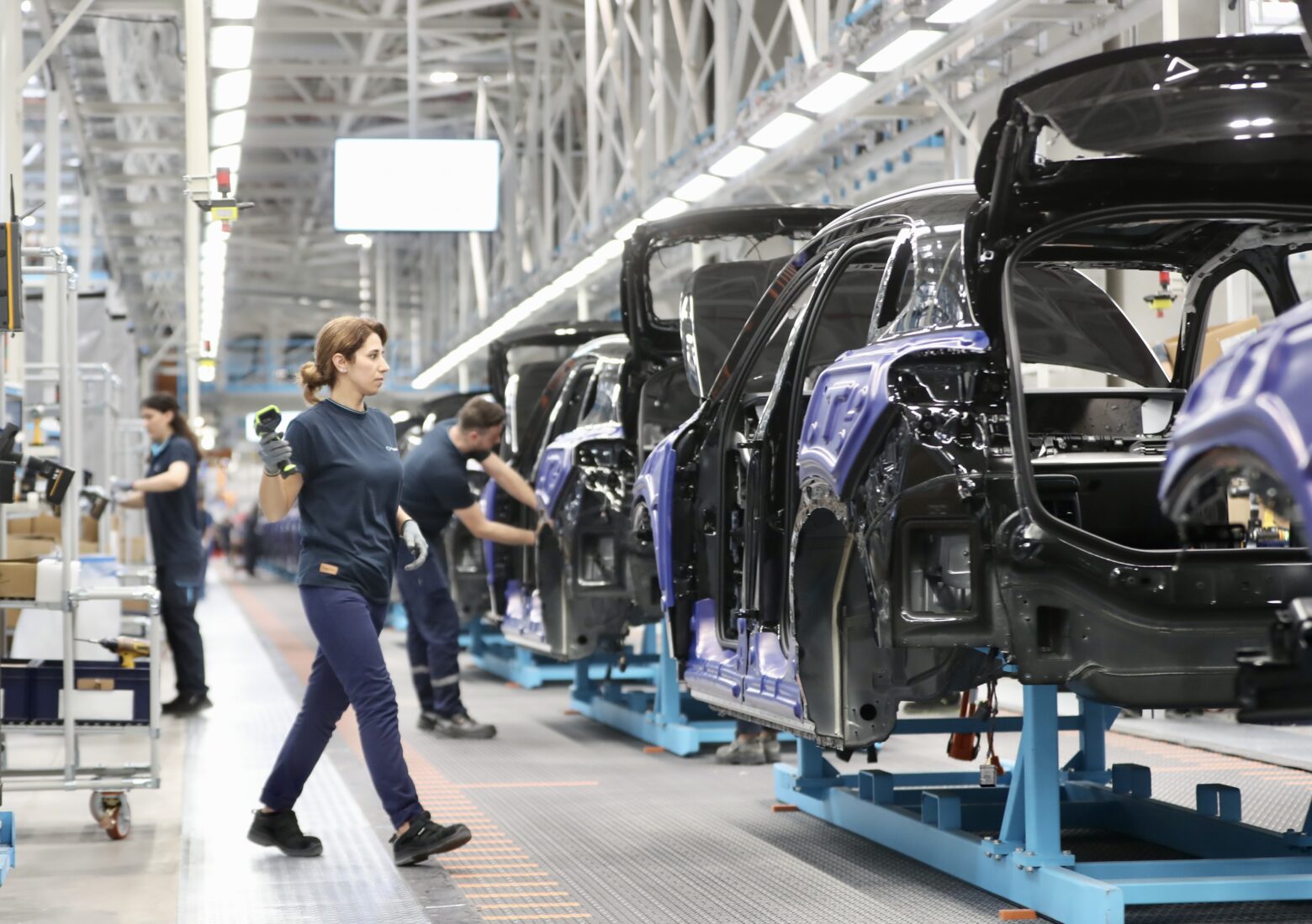 A view of production processes of Togg