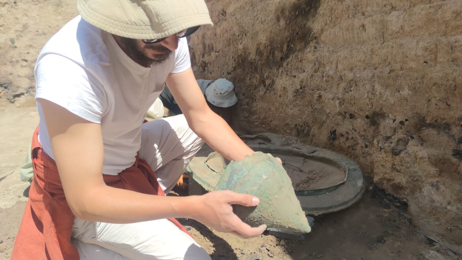 2,700-year-old bronze shields, helmet found at Türkiye's Ayanis Fortress
