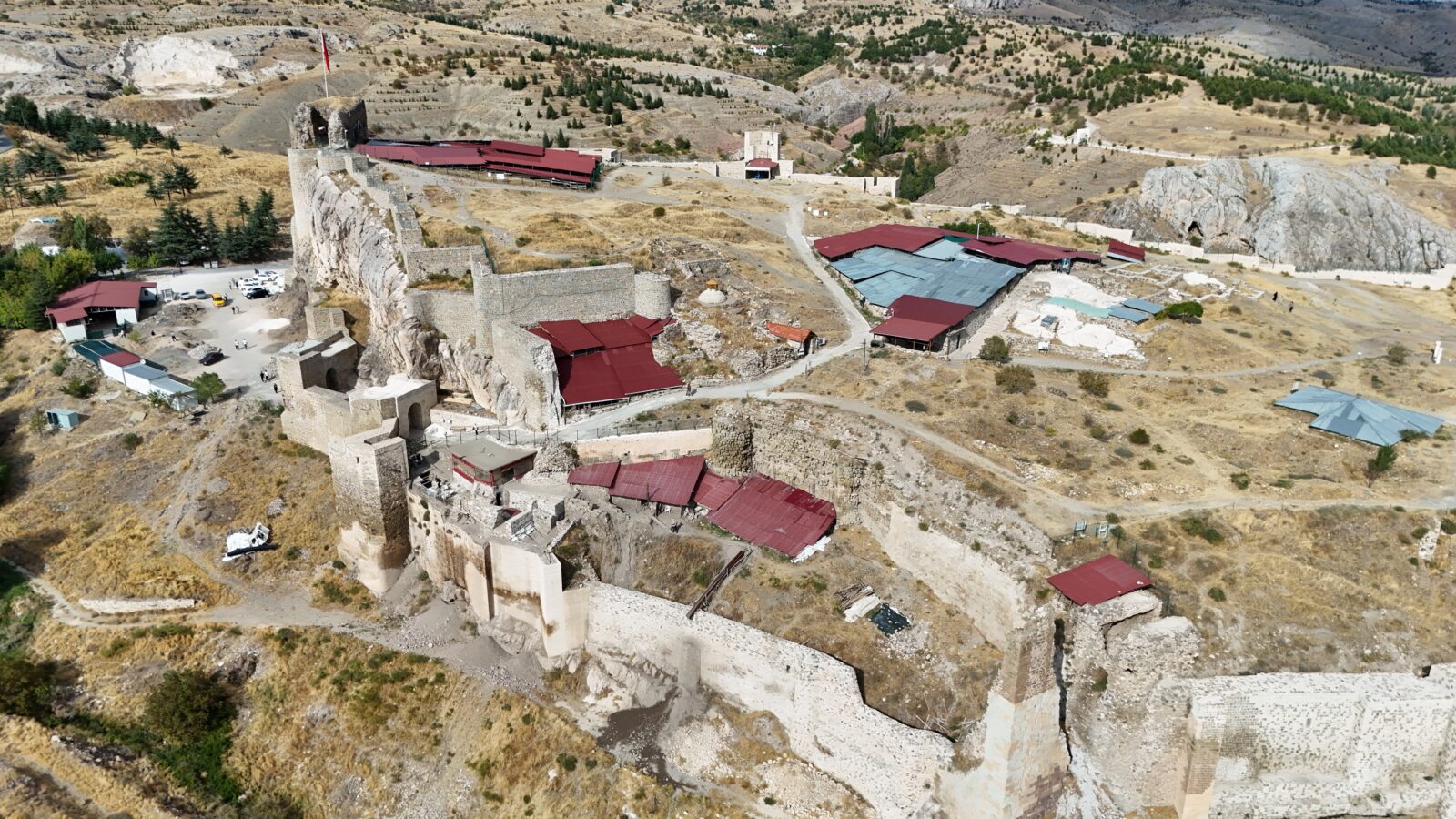 Aerial view of Harput Castle in Elazig, Türkiye, September 25, 2024 (IHA Photo)