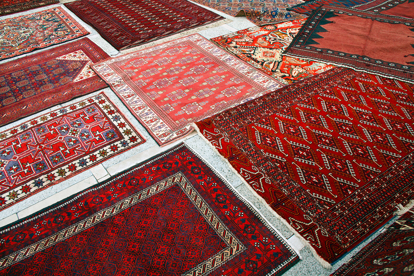 The carpets of Türkiye offer a vibrant array of regional styles, from Anatolian's geometric patterns to Western Anatolian floral designs and Central Anatolian's abstract motifs, each reflecting its unique cultural heritage, September 2024. (Adobe Stock Photo)