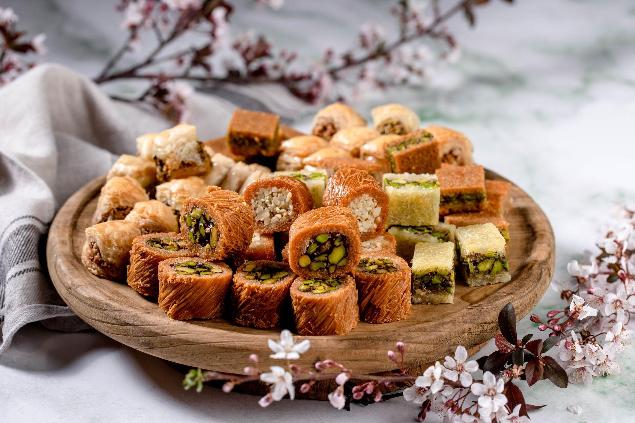 The world famous Hallab Baklava, produced in Lebanon and delivered everywhere around the world, April, 2024 (Photo via Wikimedia)