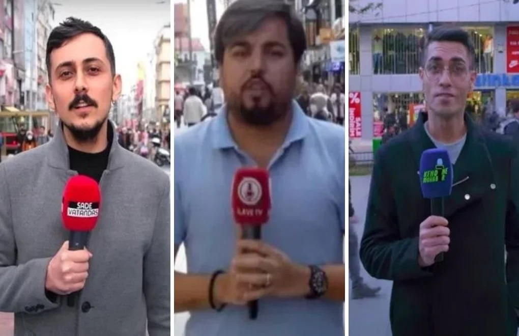The owners of 'Kendine Muhabir', 'Sade Vatandas' and 'Ilave TV' channels, which broadcast street interviews on Youtube, were previously detained (via Youtube)