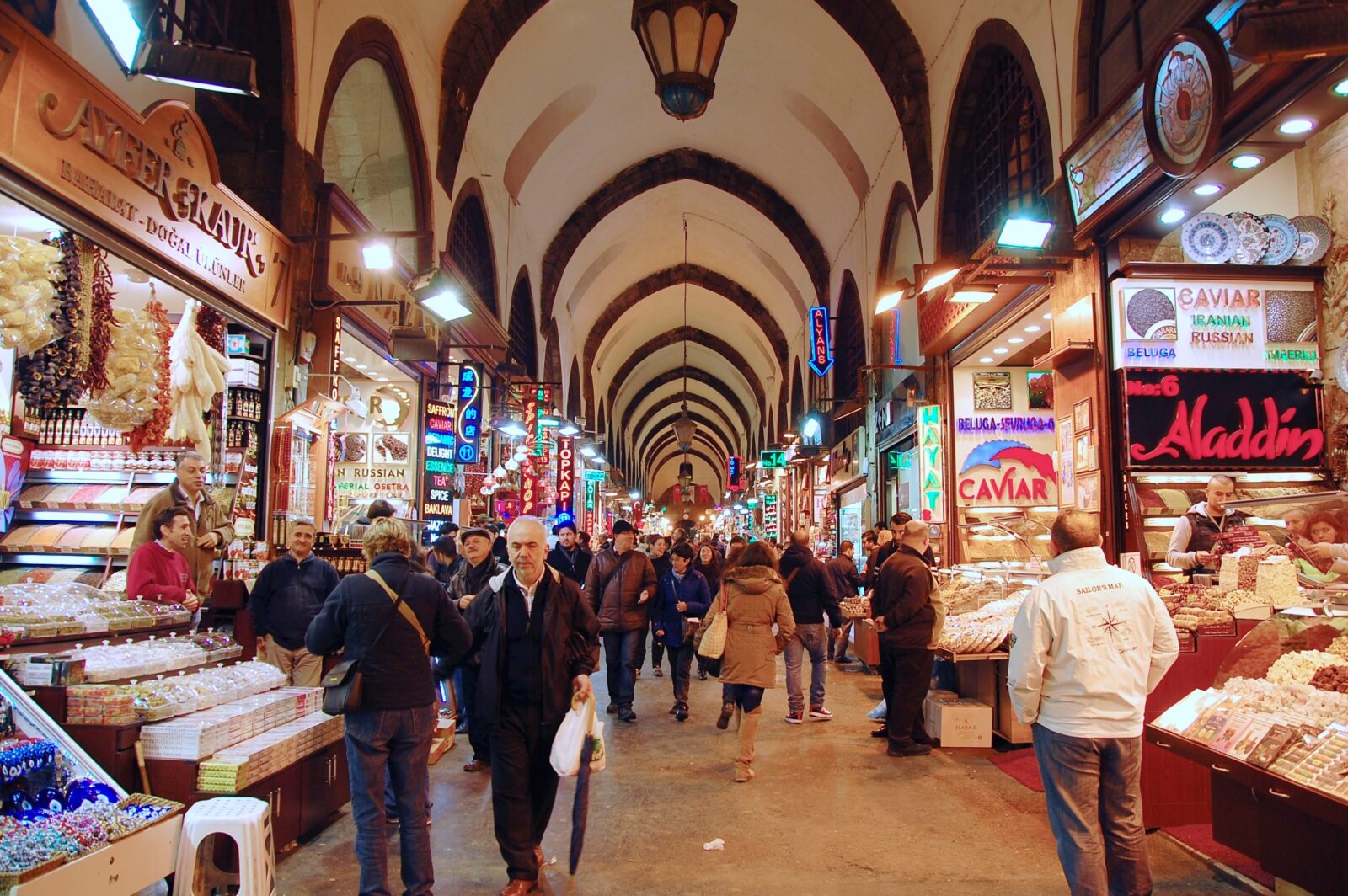 Visitors explore the vibrant Grand Bazaar, one of the world's oldest and largest covered markets, where centuries of tradition blend with modern shopping experiences, Istanbul, Türkiye. (Photo via LWYang via Flickr)