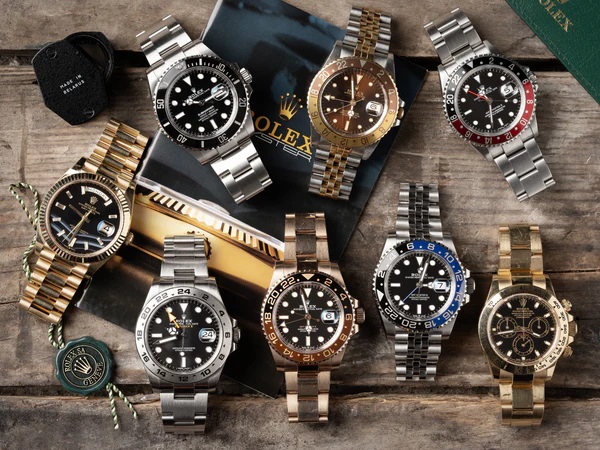 Well over $100k in Rolex Watches (via James Duffrey)