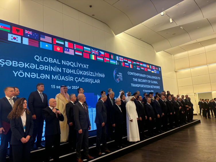 Participants at the conference Modern Challenges to the Security of Global Transport Routes. (via TRT)