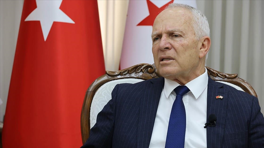 Zorlu Tore, the speaker of the Turkish Cypriot parliament. (AA Photo)