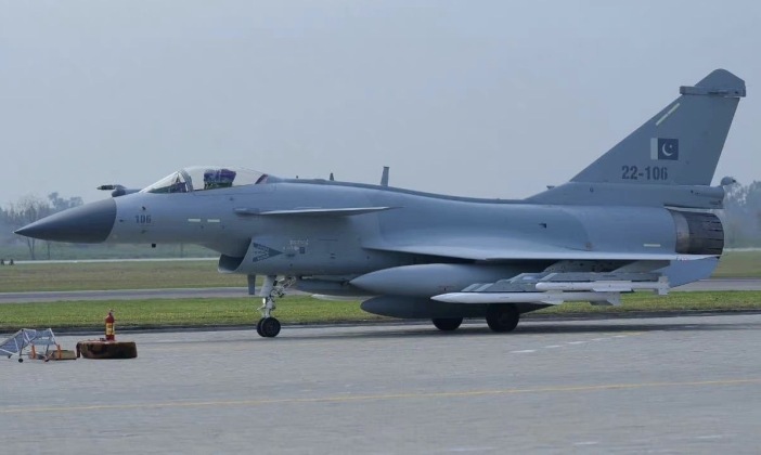 Pakistani Air Force J-10C with PL-15 and PL-10 Missiles. 