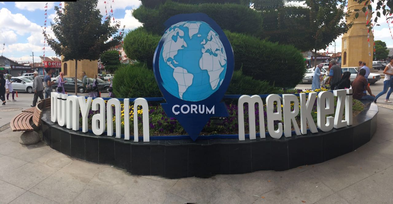 Corum's unique position sparks interest as a possible geographical center of the world. June 15, 2016. (Teyit Photo)