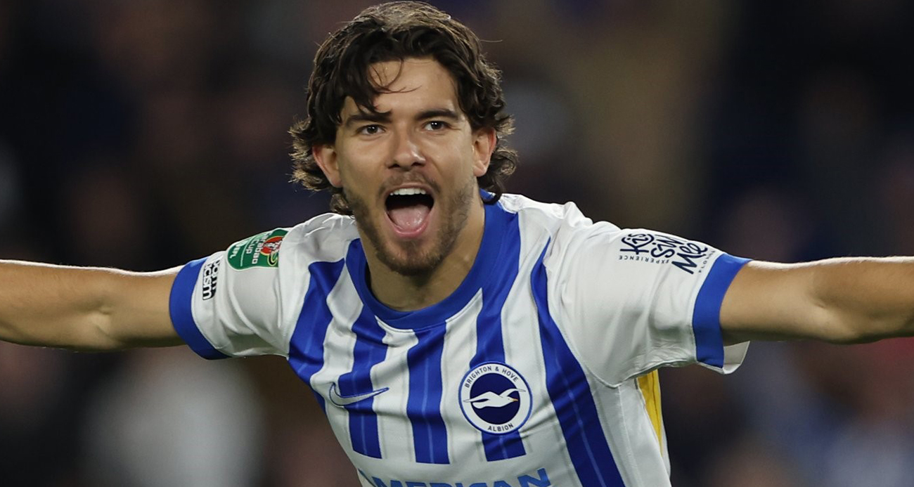 Ferdi Kadioglu scores first goal for Brighton