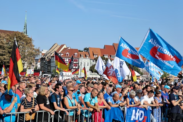 Germany's far-right AfD poised for major victory in Thuringia; Scholz’s coalition faces defeat