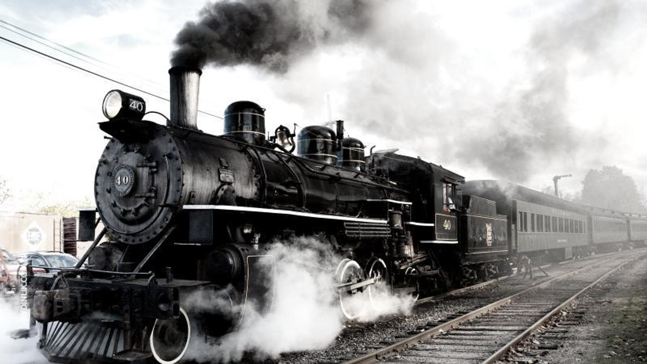 The "Kara Tren" (Black Train) from the folk song: "Kara tren gecikir, belki de hic gelmez..." (The black train is delayed, perhaps it will never come...), July 03, 2023. (Pal Doga Photo)