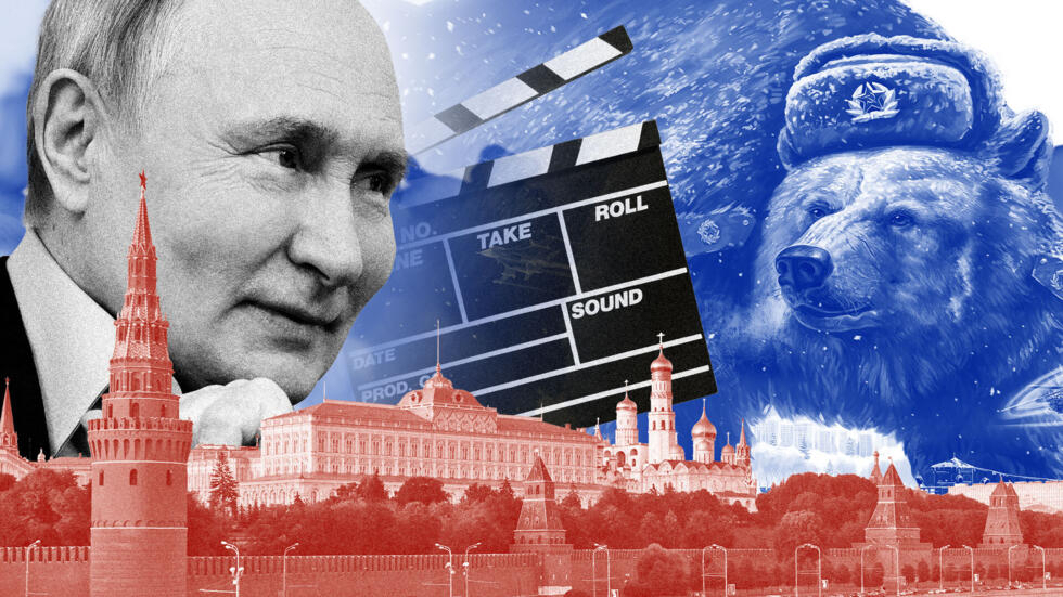 An illustration showing Russian President Vladimir Putin (via France 24)