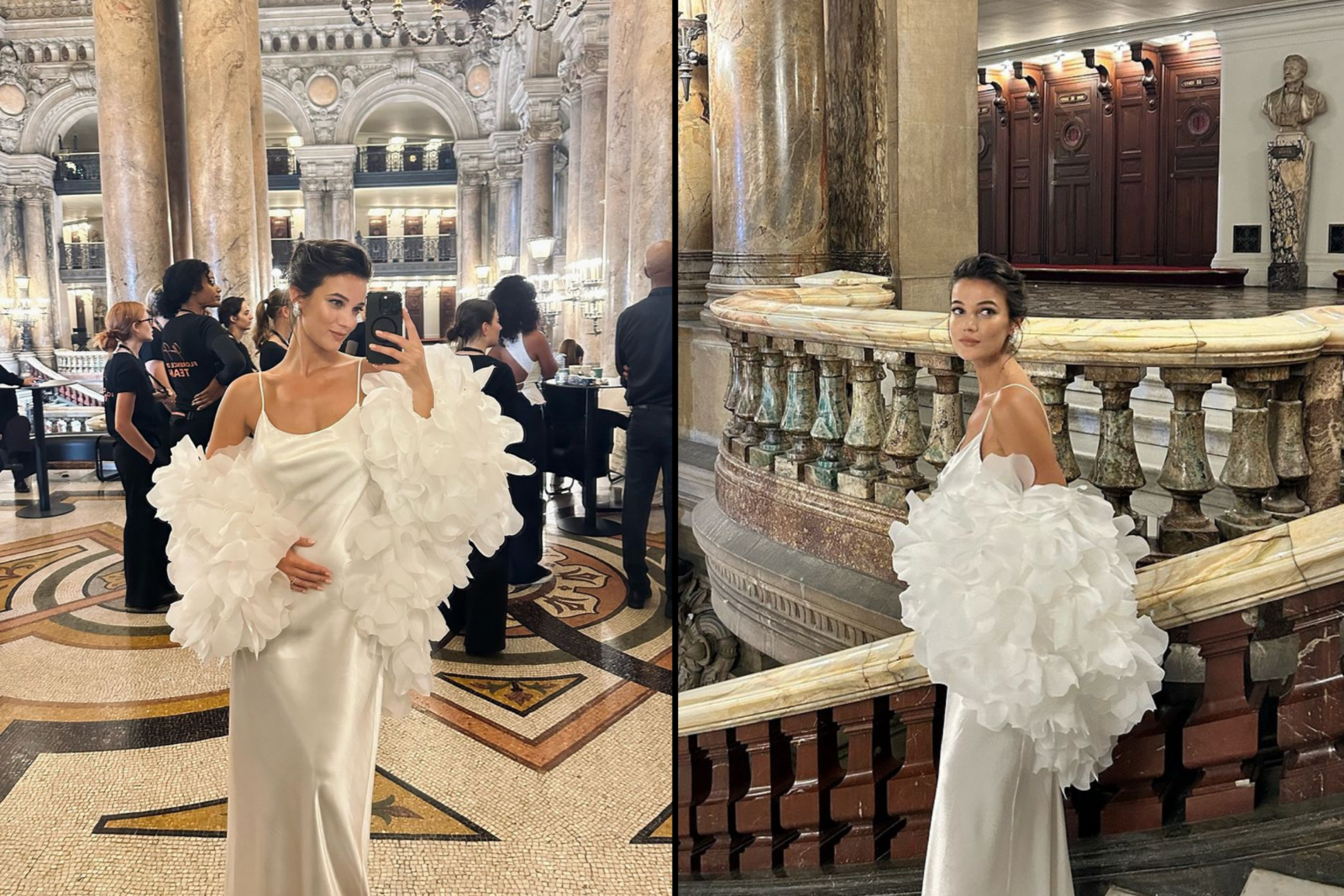 Turkish actor Pinar Deniz meets Jane Fonda, Cara Delevingne at Paris Fashion Week