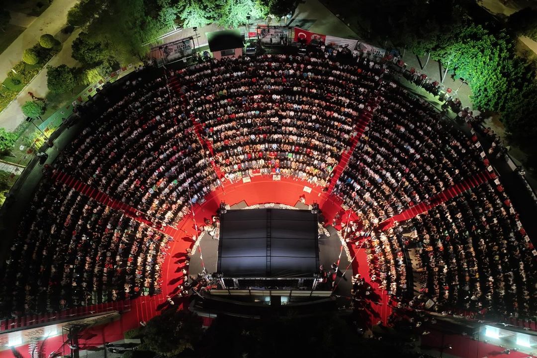 The opening of the 31st International Adana Golden Boll Film Festival, featuring the 