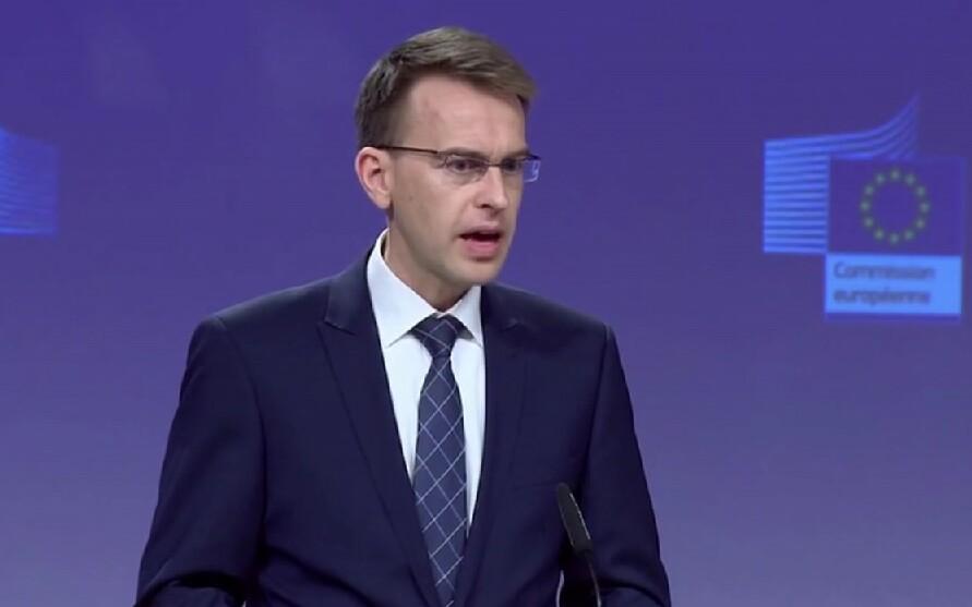 EEAS spokesman Peter Stano (Photo via ERR)