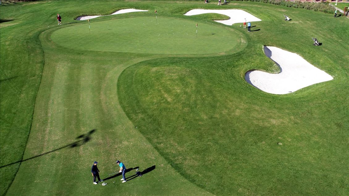 A golf course in Antalya, Türkiye. (AA Photo)