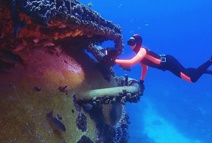 Yasemin Dalkilic: The freediving star who set world records and captivated the depths of the underwater realm. September, 2024. (Saatolog Photo)