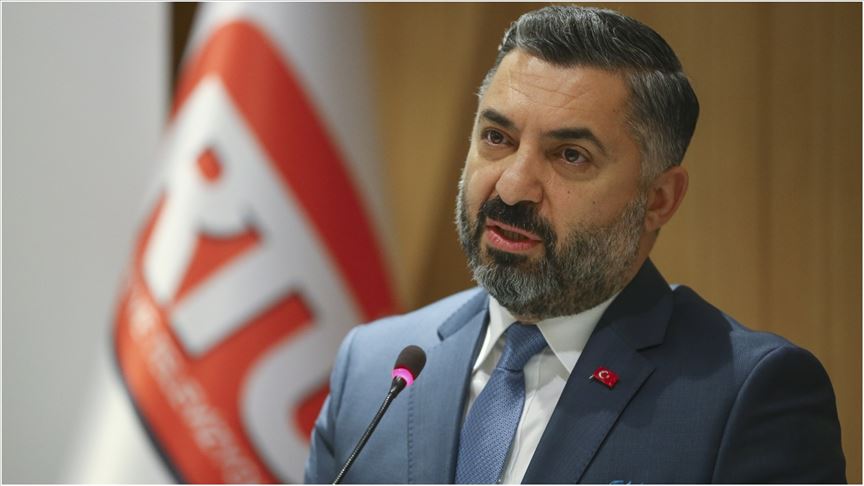 RTUK Chairman Ebubekir Sahin, (AA Photos)