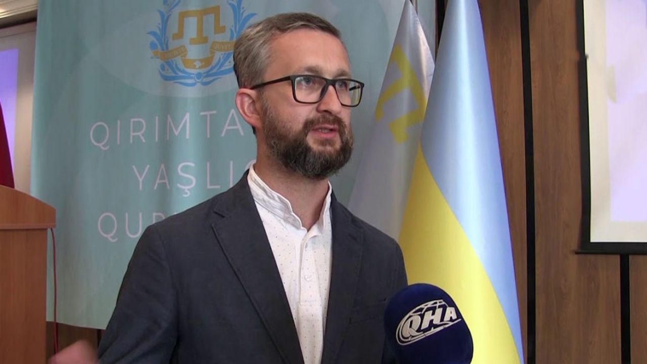 Crimean Tatar National Assembly Deputy Chairman Neriman Celal. (Photo via QHA) 