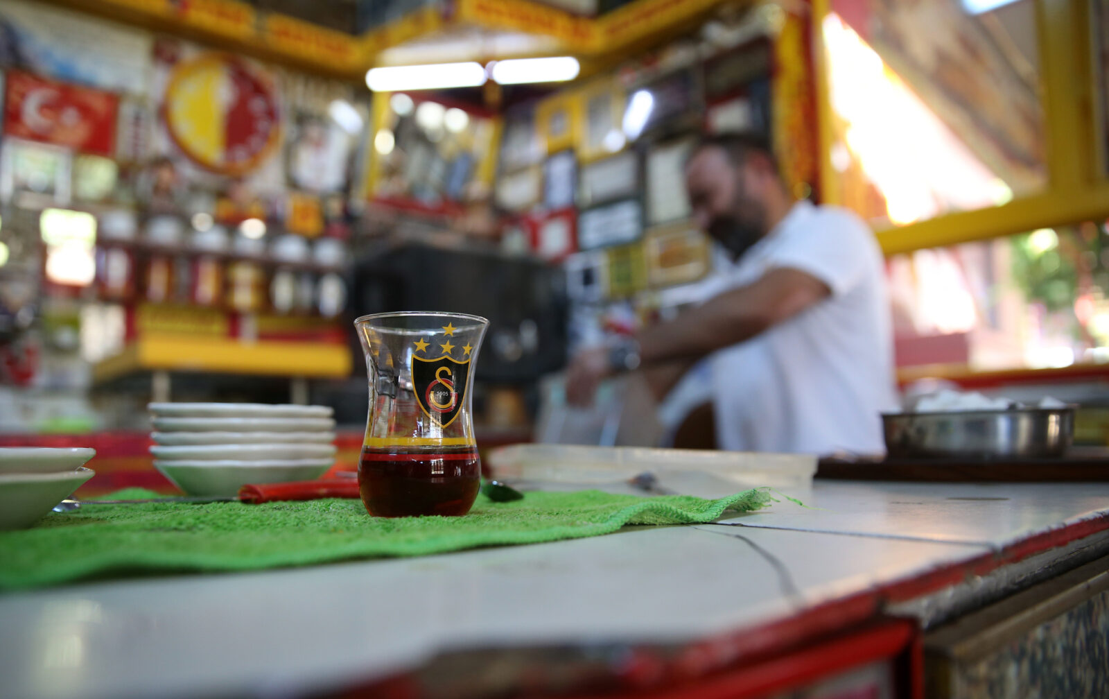 Veli Turan, a resident of Manisa, carries on the legacy of his father, a devoted Galatasaray fan who opened the 