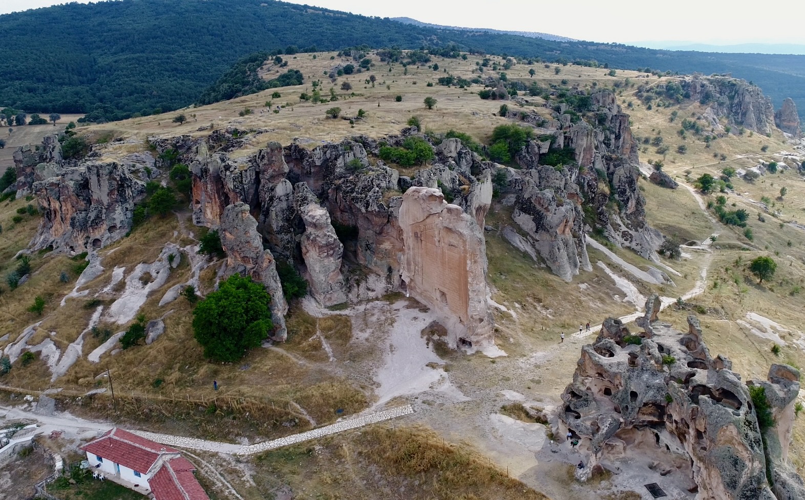 Archaeological excavations in Midas Kale, Eskisehir, Türkiye, Oct. 9, 2024. (AA Photo)