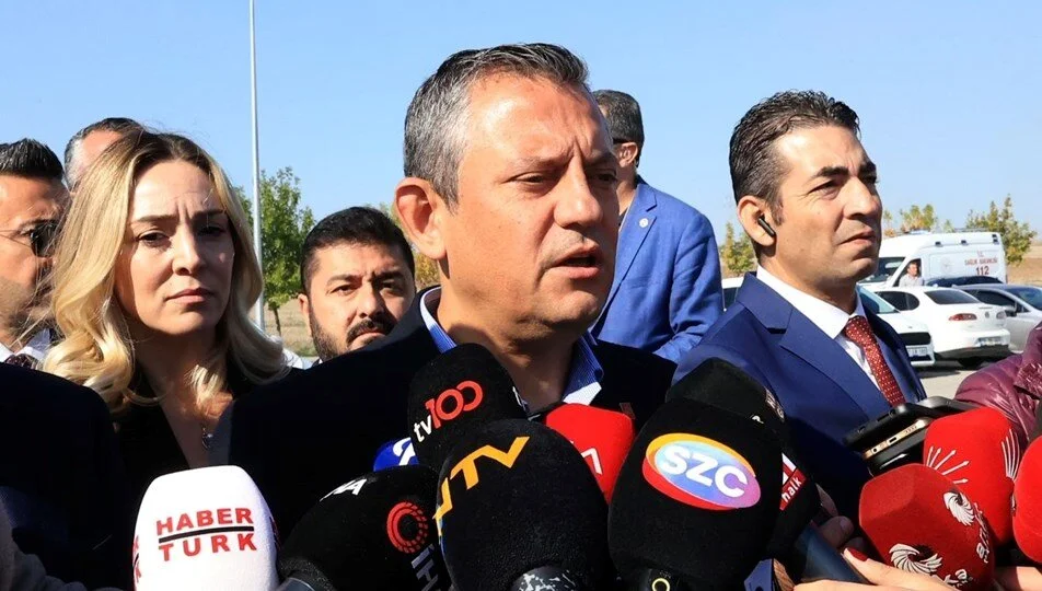 Türkiye's main opposition leader Ozgur Ozel meets jailed former Kurdish nationalist party co-chair (Courtesy of NTV)
