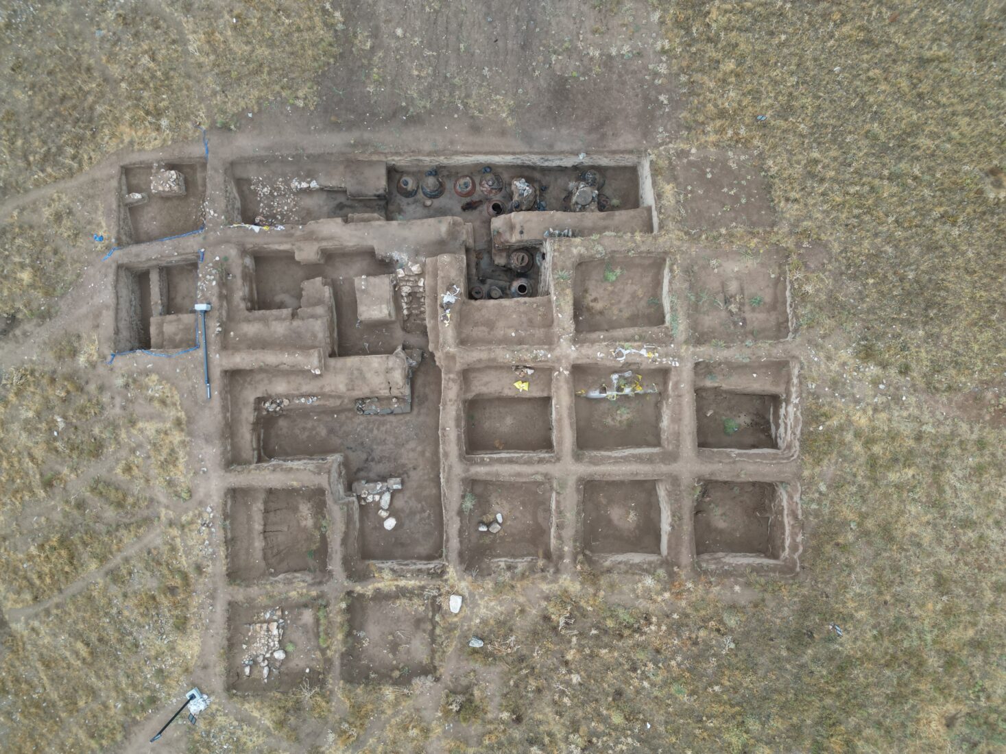 Archaeological excavations conducted last year in the Tuşba district of Van. Türkiye, October 30, 2024. (AA Photo)<img src=