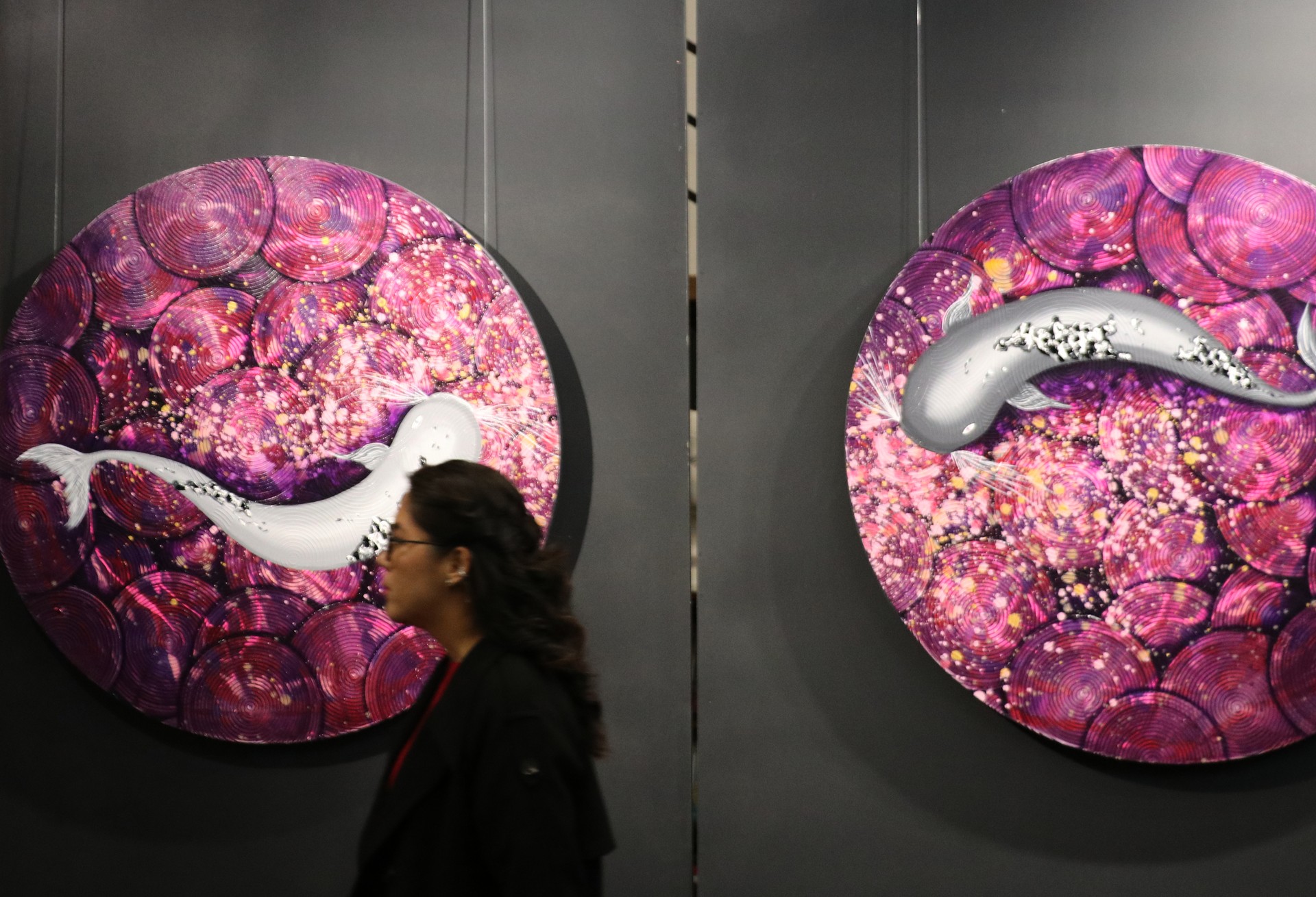 Young Turkish artist Melisa Ozgur unveils her work in Kazakhstan