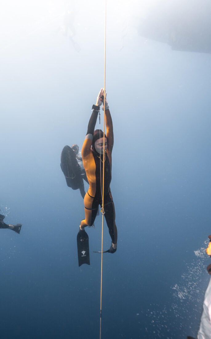 Turkish freediver Sahika Ercumen sets 2 national records in Greece