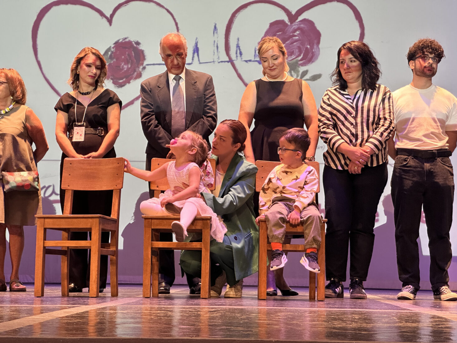 Four-year-old Cagatay Dramali, who was given a new lease on life through a stem cell transplant, reunited with his Greek stem cell donor, Aleksandros Apostoludas, in Greece, Oct. 15, 2024. (AA Photo)