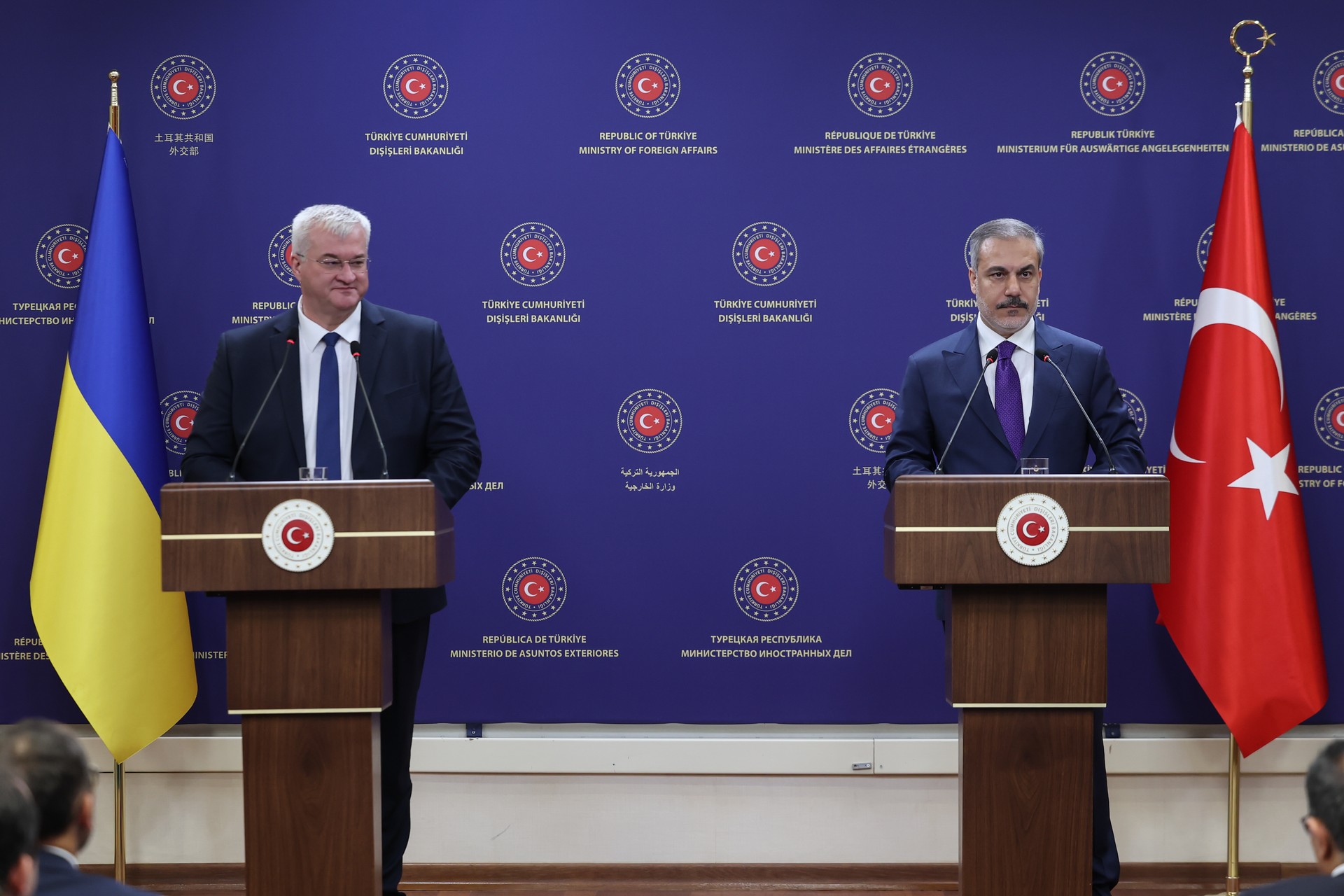 FM Fidan discusses Ukraine, Syria in call with Ukrainian counterpart Sybiha