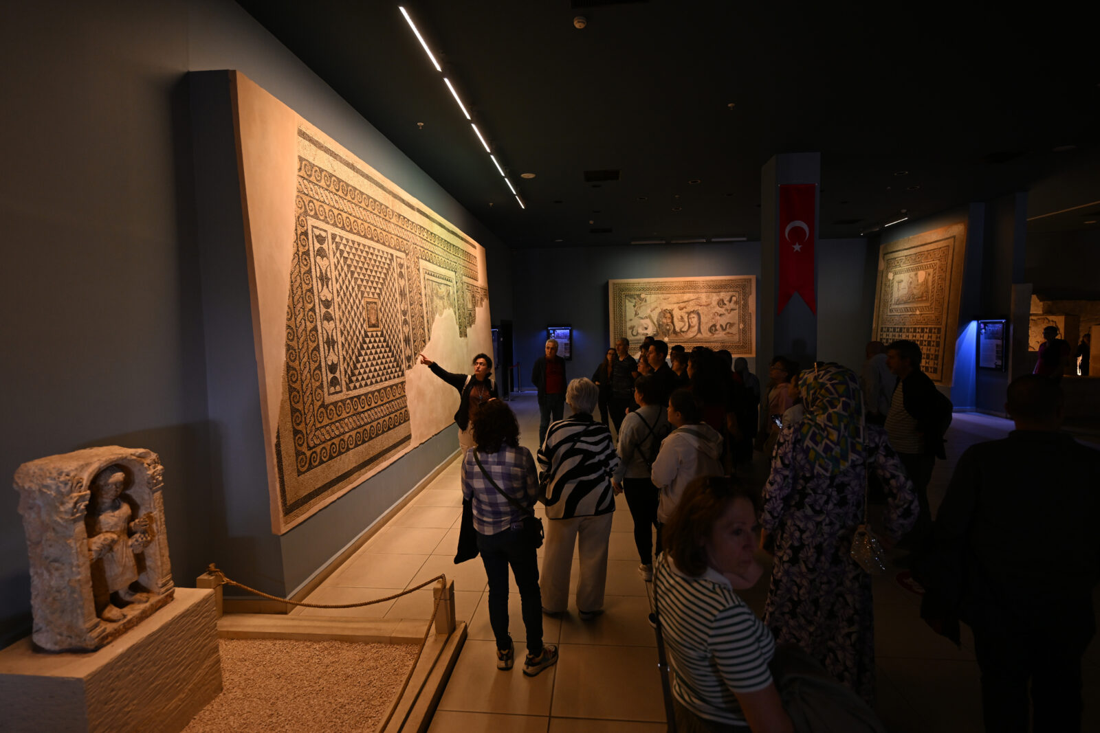 'Gypsy Girl' mosaic breaks visitor records at Zeugma Mosaic Museum