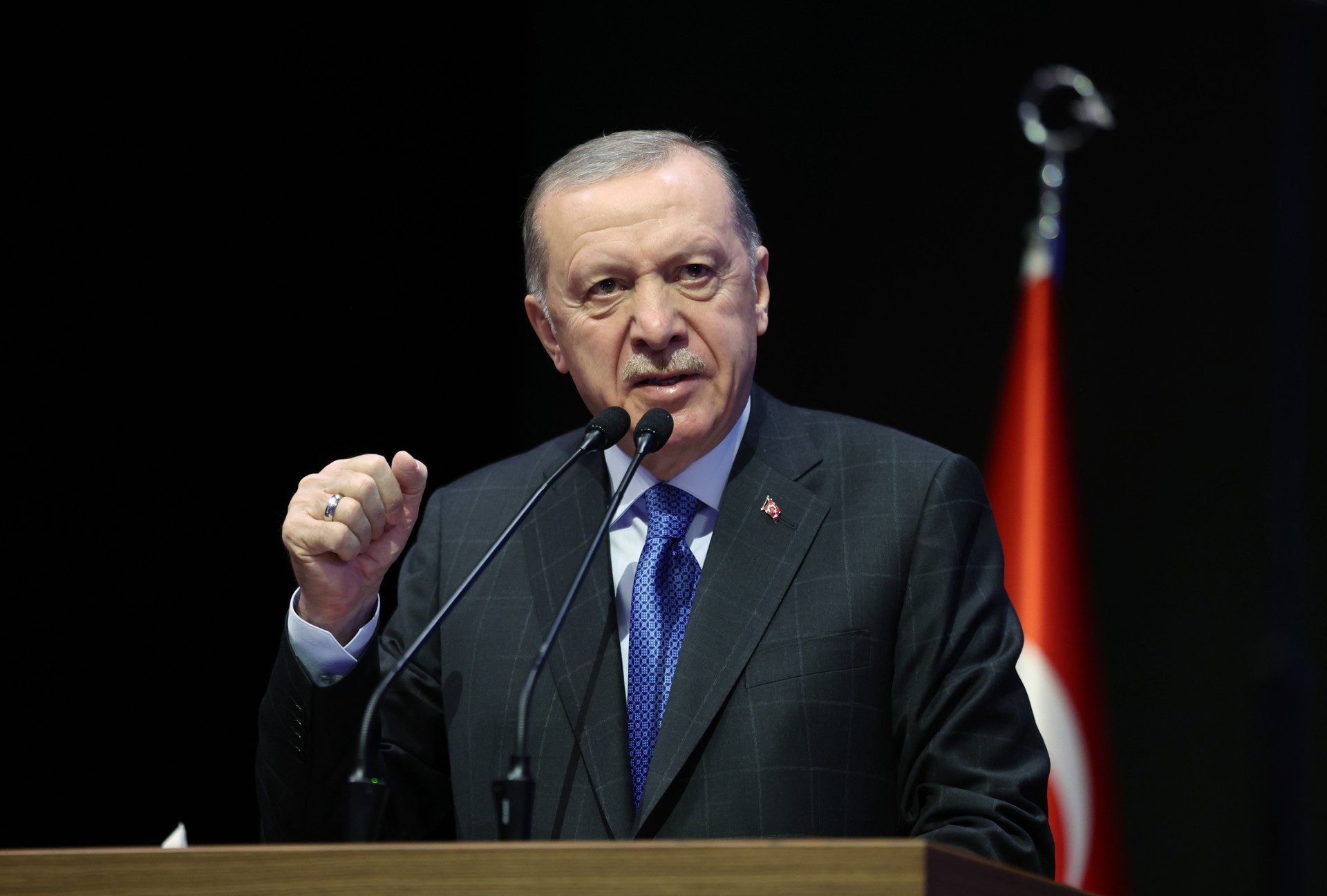 Erdogan calls TAI attack "Despicable" terror assault on Türkiye's sovereignty