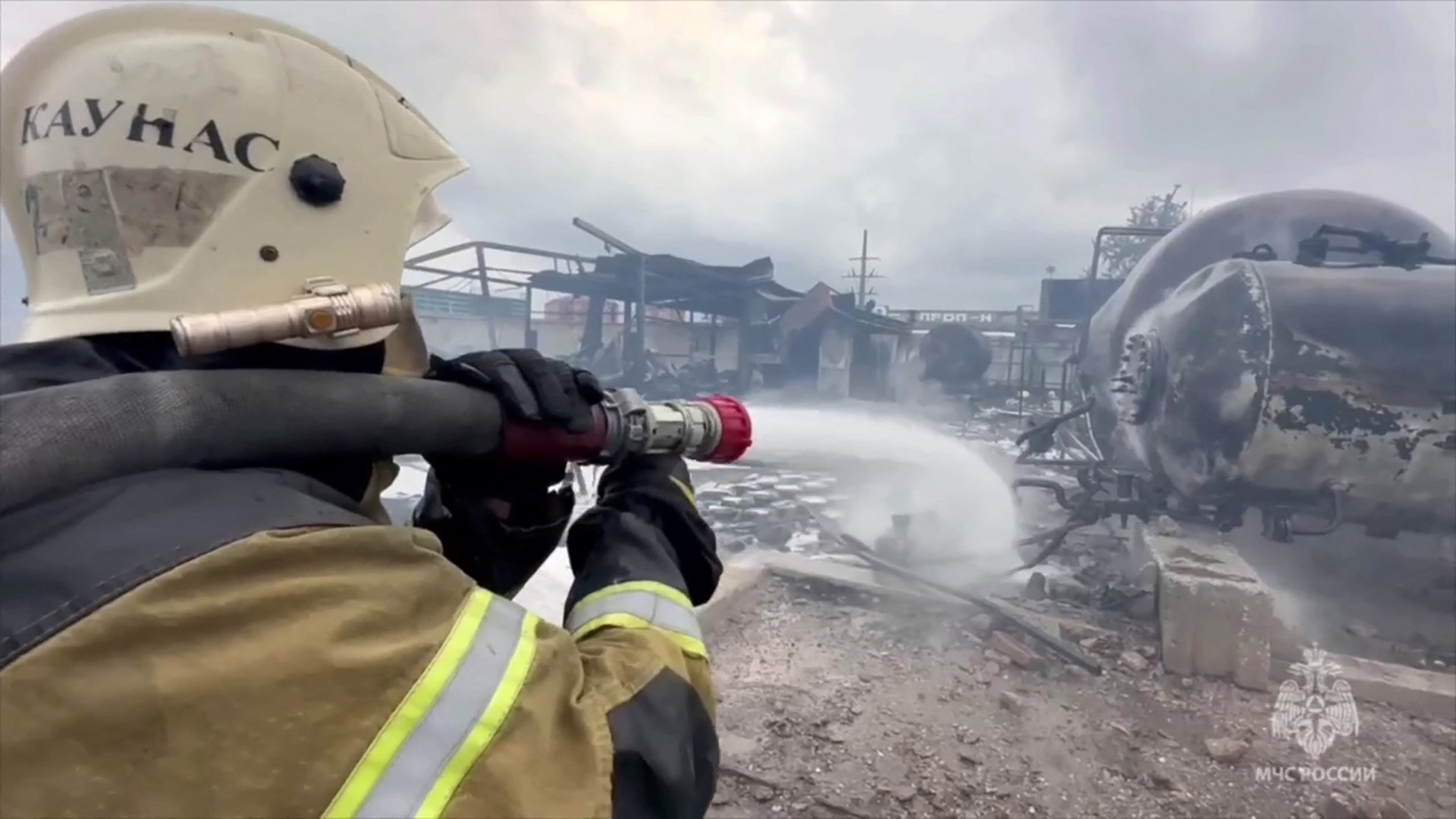 Massive gas station explosion in Chechnya claims 4 lives