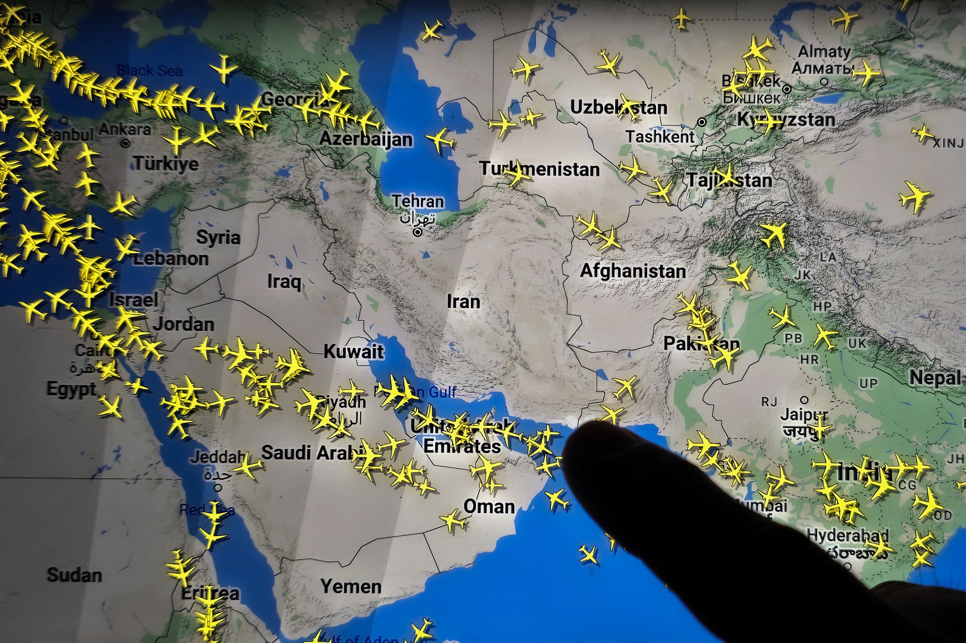 Here are locations of Israeli strikes that targeted Iran